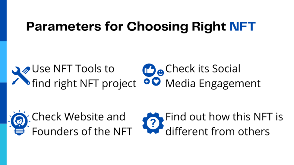 parameters for choosing right NFT project
