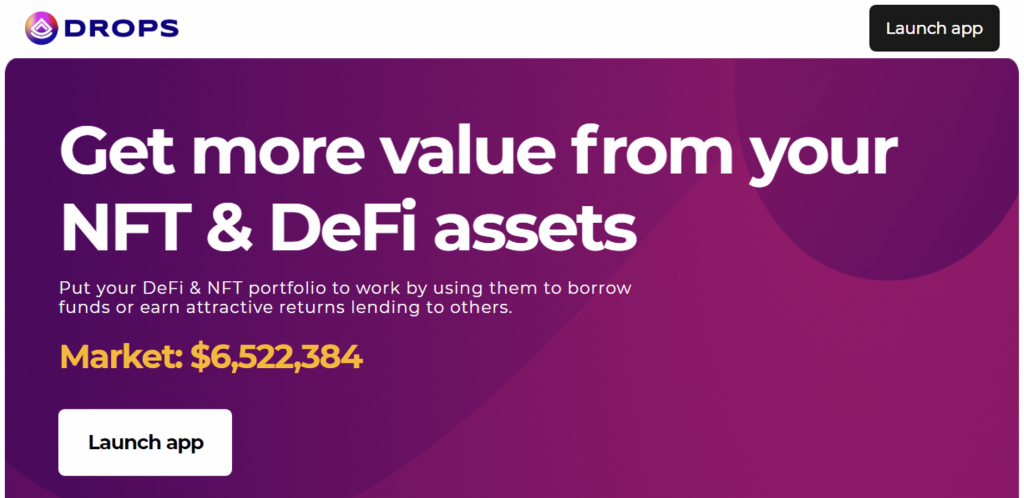 drops NFT loans marketplace
