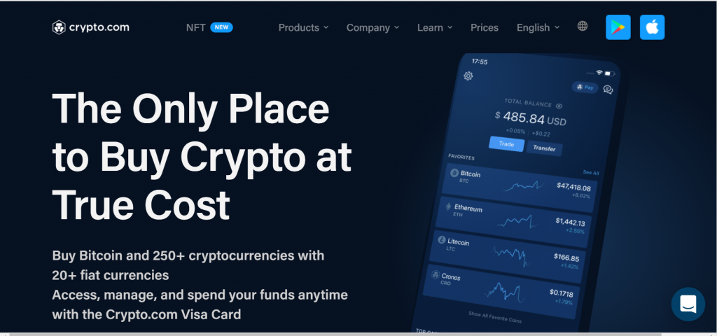 Crypto.com app top 5 apps to buy cryptocurrency 
